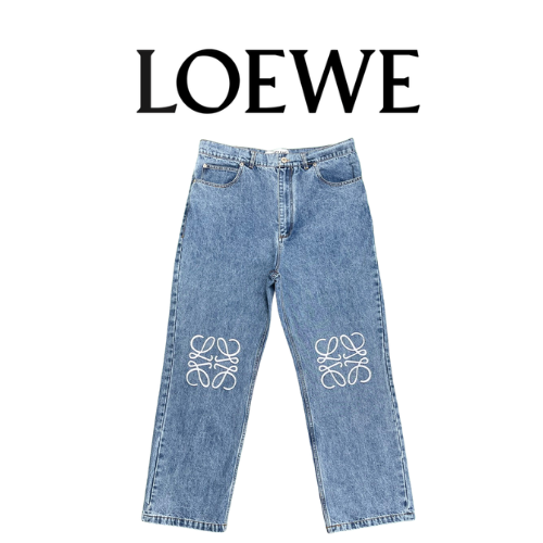 LOEWE 타닌 애너그램 데님 진