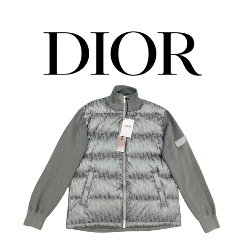 DIOR 니트 경량 다운 재킷