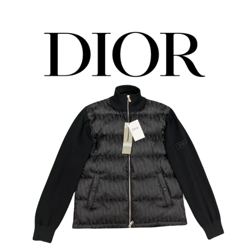 DIOR 니트 경량 다운 재킷