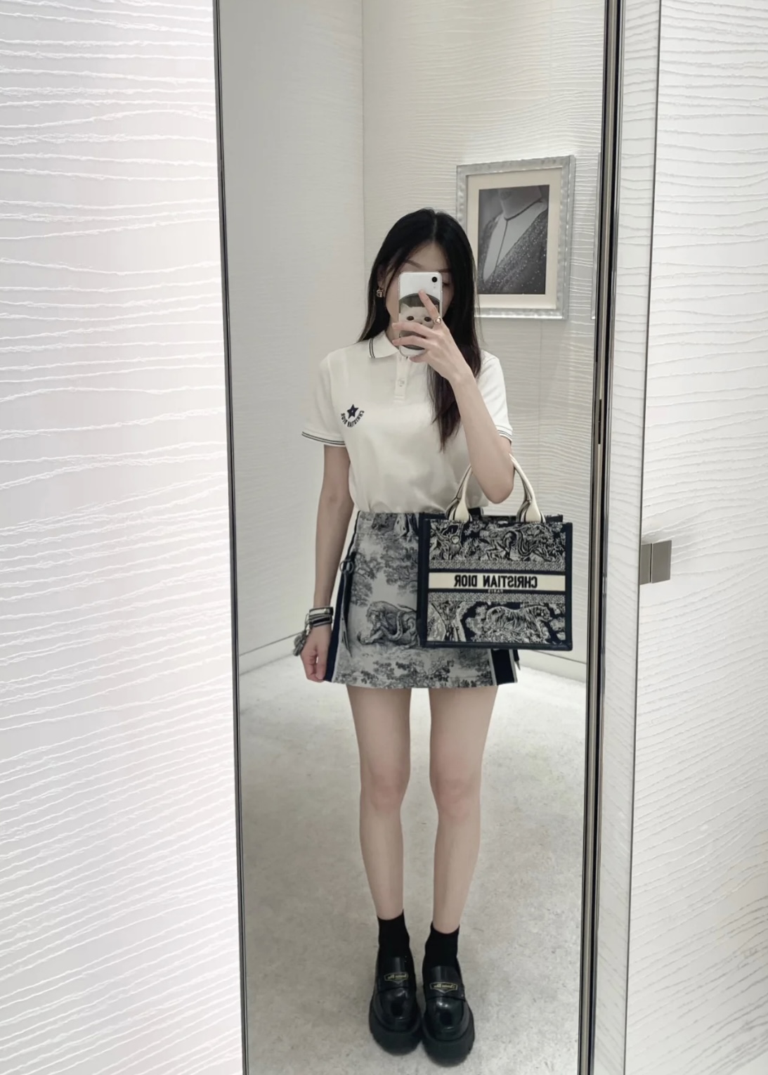 [WOMEN] DIOR Dioriviera 폴로 반팔 셔츠