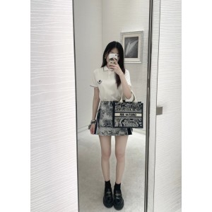 [WOMEN] DIOR Dioriviera 폴로 반팔 셔츠