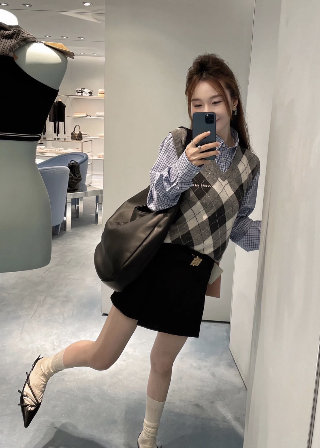 [WOMEN] MIU MIU 미니 스커트