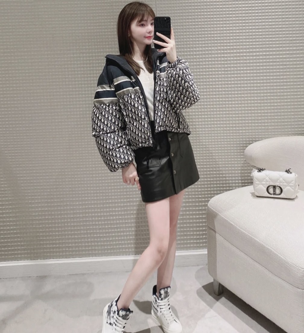 [WOMEN] DIOR DIOR 리버시블 크롭 패딩 자켓
