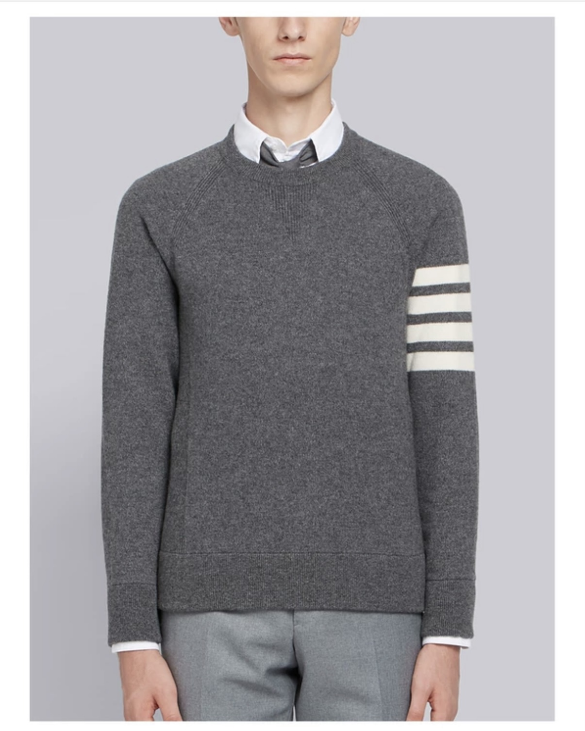 [남녀공용] Thom Browne 4bar 캐시미어 니트웨어