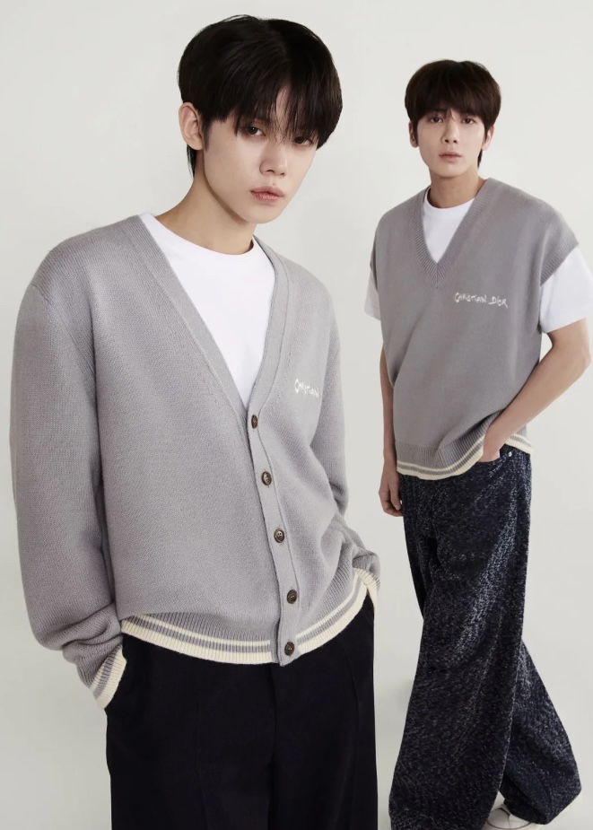 [남녀공용] DIOR 릴렉스 핏 블렌디드 가디건