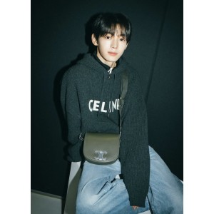[남녀공용] CELINE 골지 울 후드 니트웨어