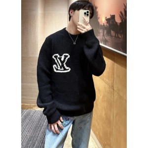 [남녀공용] Louis Vuitton LV 크루넥 울 혼방 니트