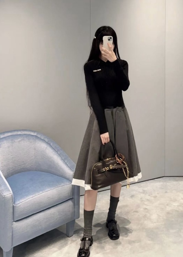 [WOMEN] MIU MIU 울 크롭 니트웨어