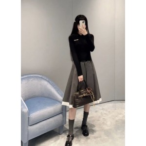 [WOMEN] MIU MIU 울 크롭 니트웨어