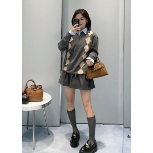 [WOMEN] MIU MIU 캐시미어 니트 폴로 셔츠