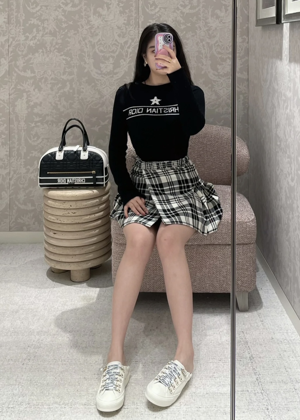 [WOMEN] DIOR 럭키 스타 캐시미어 니트