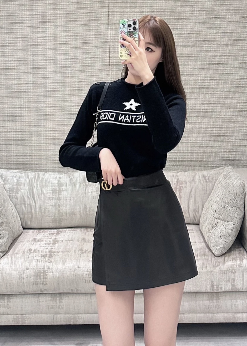 [WOMEN] DIOR 럭키 스타 캐시미어 니트
