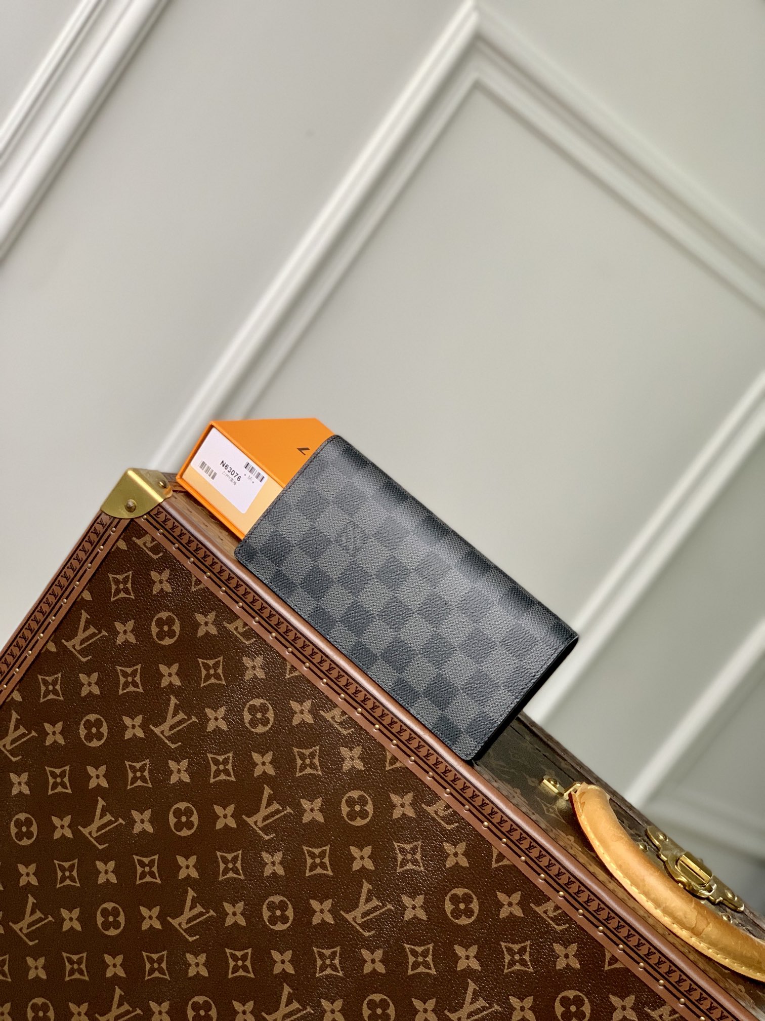 LOUIS VUITTON 스퀘어 다미에 장지갑