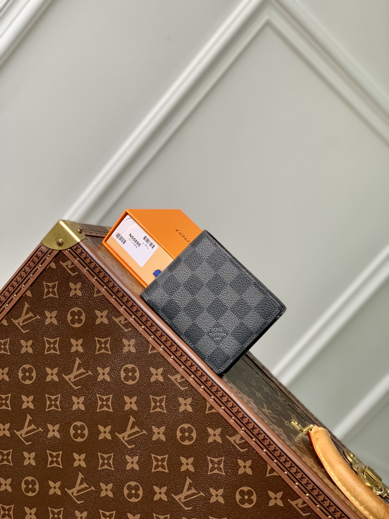 LOUIS VUITTON 다미에 플랩 반지갑