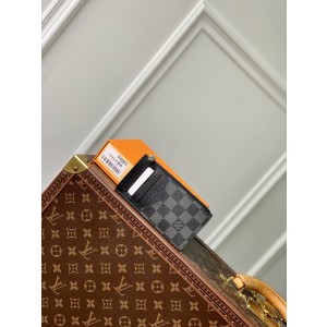 LOUIS VUITTON 다미에 지퍼 카드 홀더