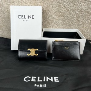 CELINE 트리옹프 더블 카드지갑