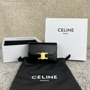 CELINE 트리옹프 플랩 카드지갑