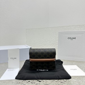 CELINE 플랩 카드 홀더