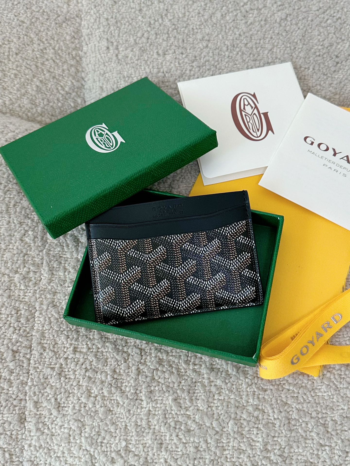 GOYARD 생쉴피스 플랩 카드 홀더