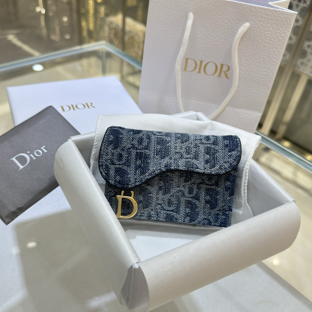 DIOR Saddle 카드 반지갑