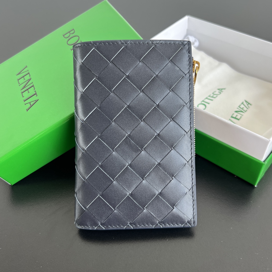 BOTTEGA VENETA 지퍼 카드 반지갑