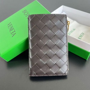 BOTTEGA VENETA 지퍼 카드 반지갑