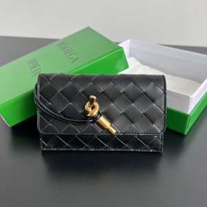 BOTTEGA VENETA 안디아모 지퍼 카드 지갑