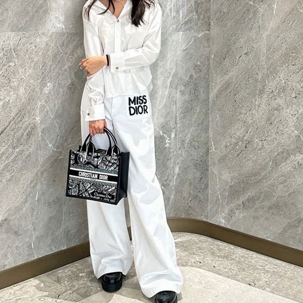 [WOMEN] MISS DIOR Graffiti 모티브 코튼 데님