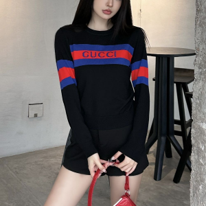 [WOMEN] GUCCI 클래식 GG 라운드 니트