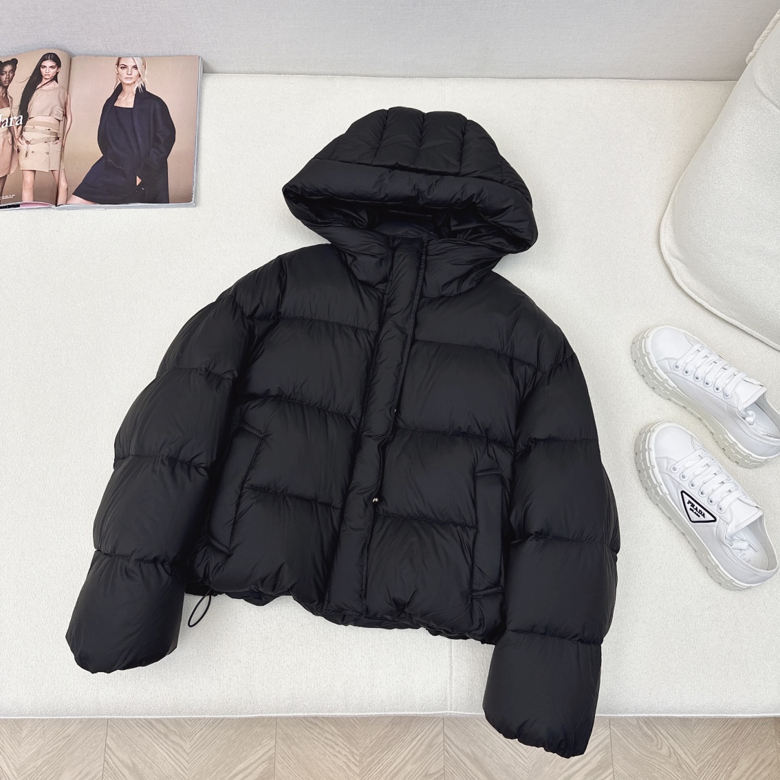 [WOMEN] MAX MARA 24FW 구스 후드 다운 패딩