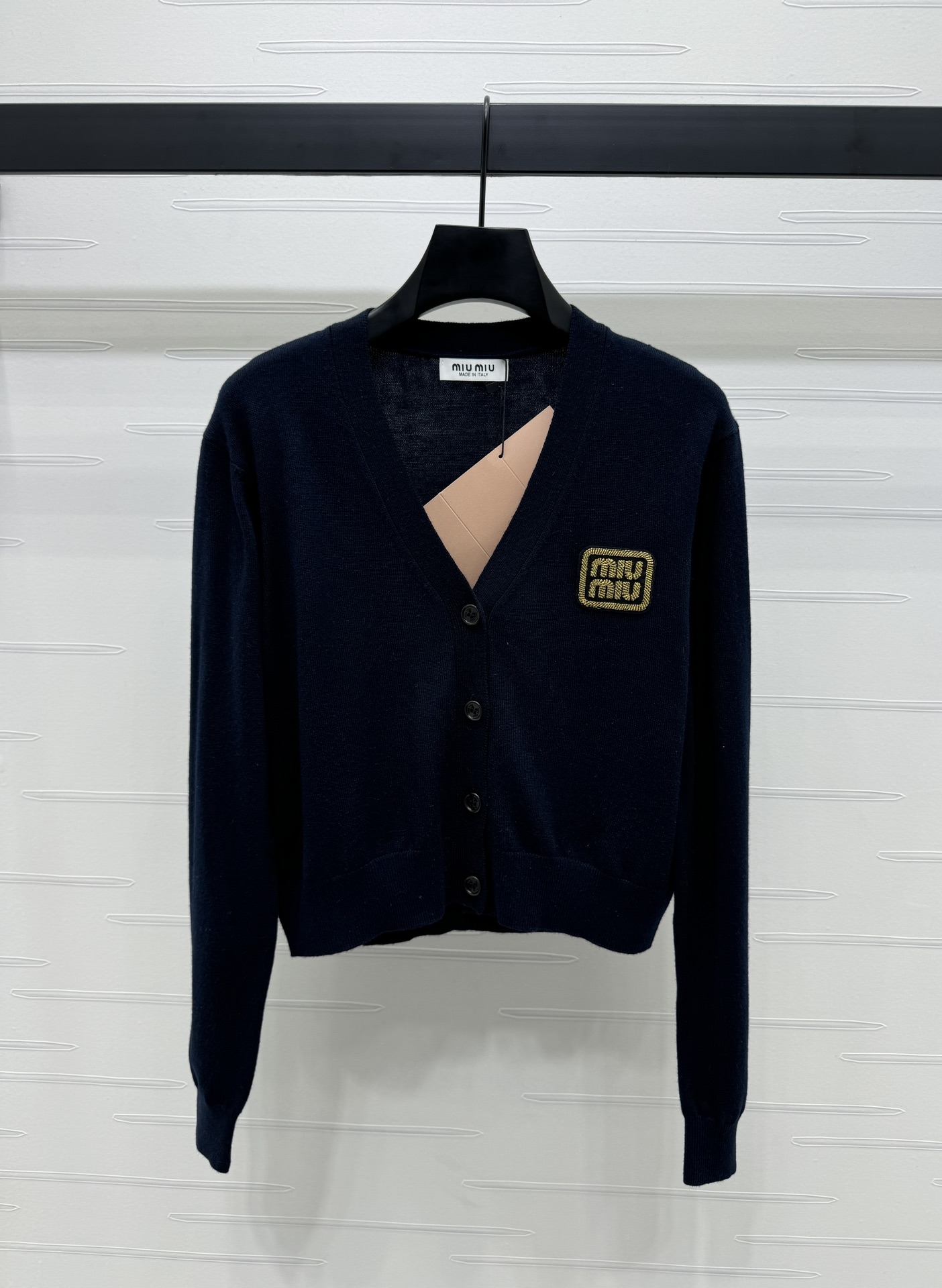 [WOMEN] MIU MIU 캐시미어 니트 V넥 가디건