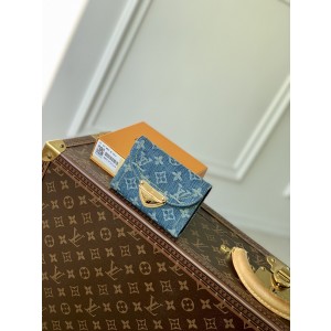 LOUIS VUITTON 모노그램 데님 카드지갑