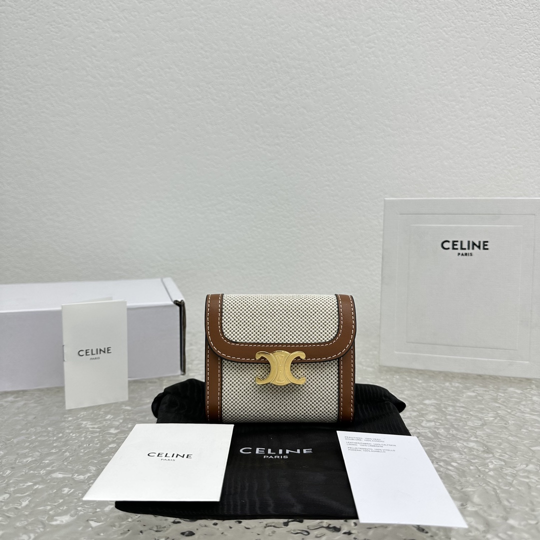 CELINE 트리웅프 패치워크 카드지갑