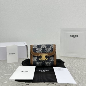 CELINE 트리웅프 패치워크 카드지갑