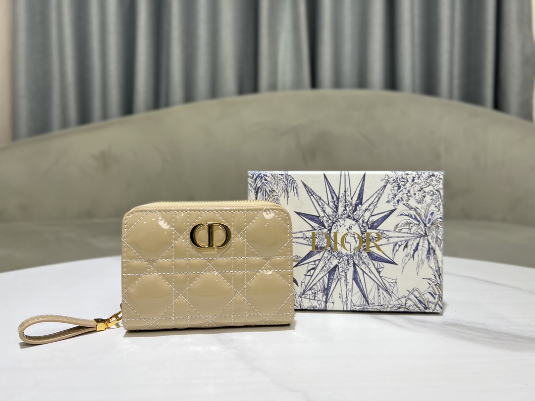 DIOR CARO DAHLIA 카드지갑