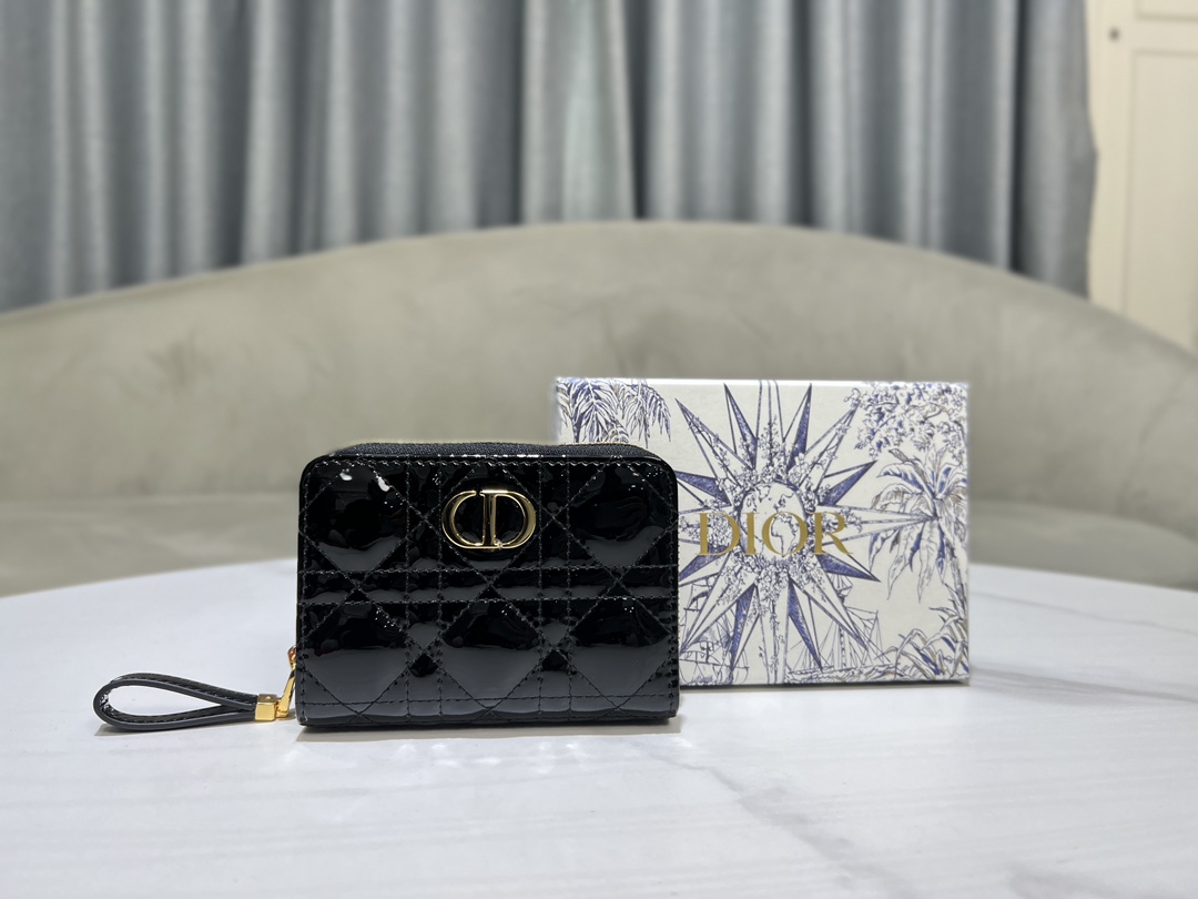 DIOR CARO DAHLIA 카드지갑