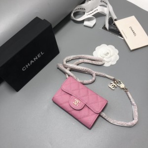 CHANEL 체인 카드 지갑