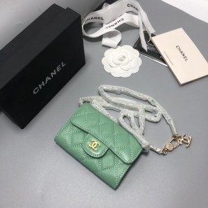 CHANEL 체인 카드 지갑