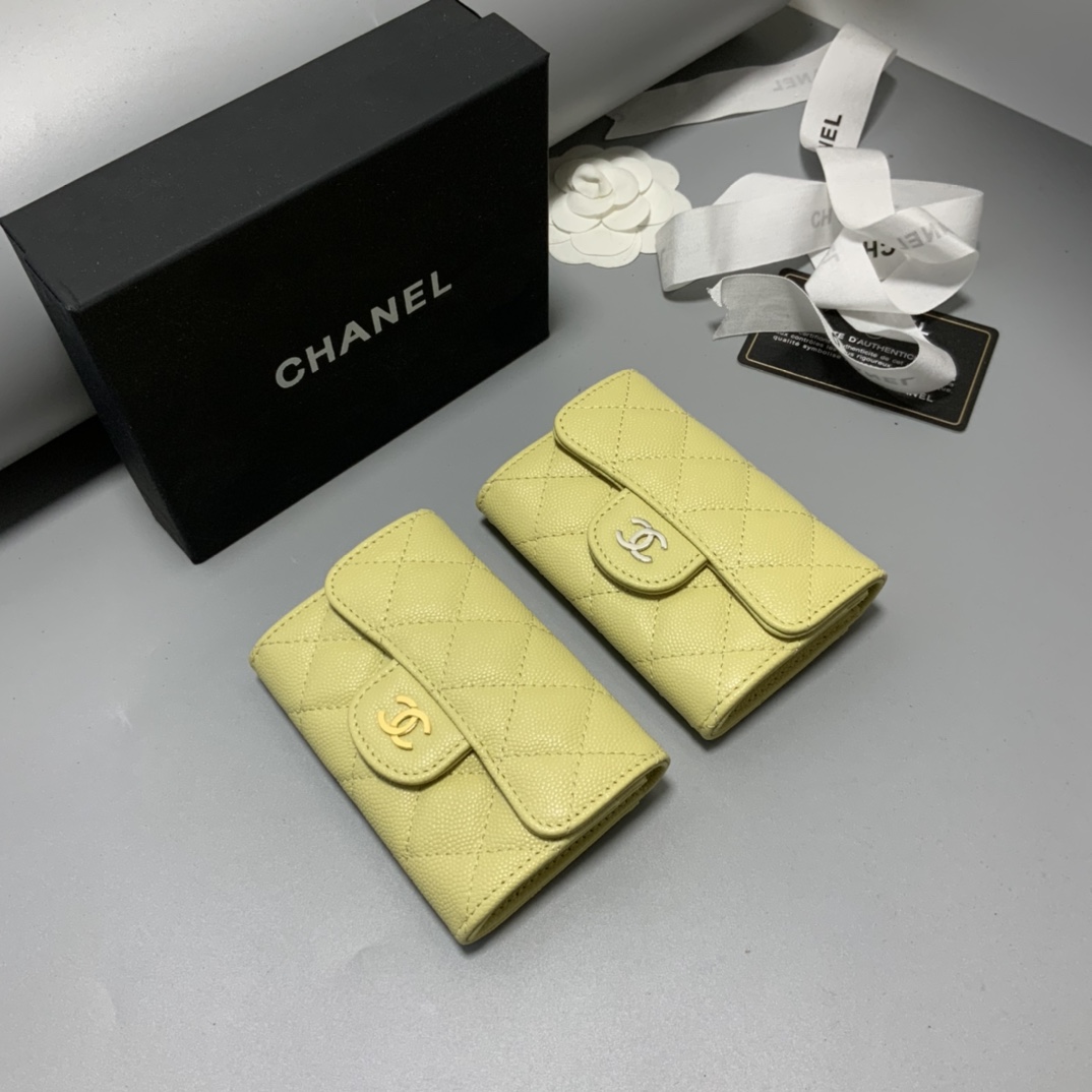 CHANEL CC로고 카드지갑