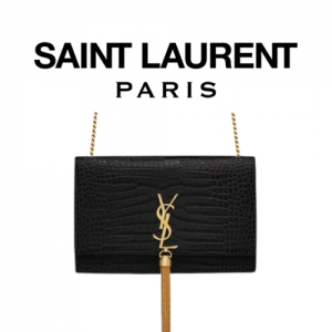 SAINT LAURENT 크로커다일 KATE 미디엄 태슬 백