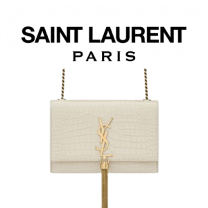 SAINT LAURENT 크로커다일 KATE 미디엄 태슬 백