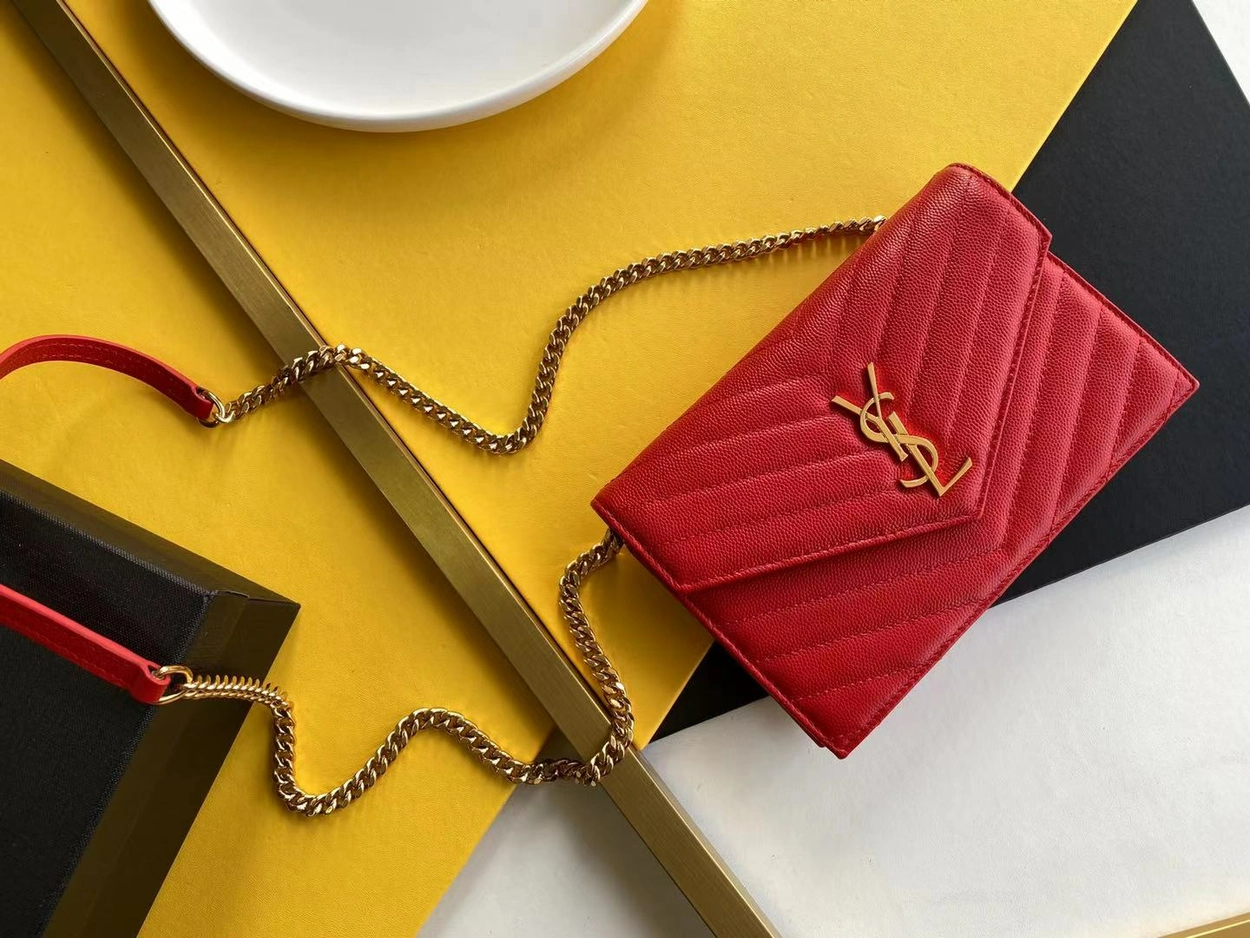 SAINT LAURENT 앙브로프 체인 미니 백