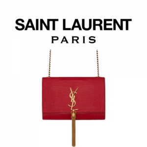 SAINT LAURENT 크로커다일 KATE 스몰 테슬 백