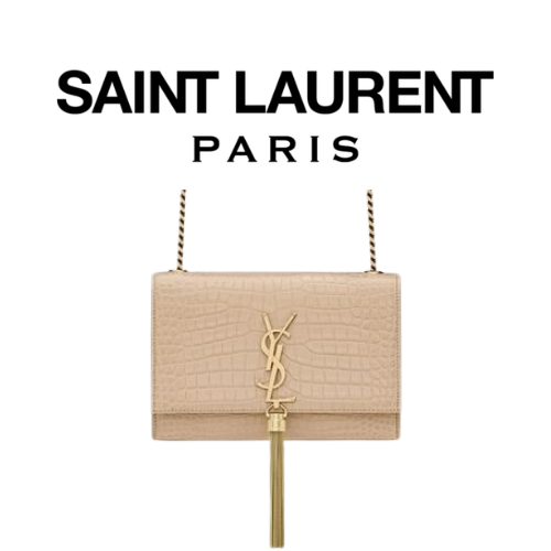SAINT LAURENT 크로커다일 KATE 스몰 테슬 백