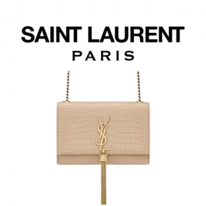 SAINT LAURENT 크로커다일 KATE 스몰 테슬 백