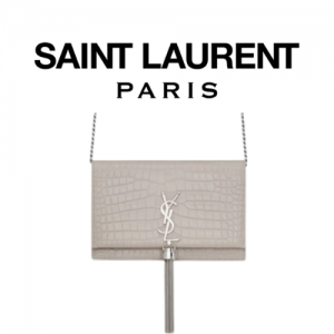 SAINT LAURENT 크로커다일 KATE 스몰 테슬 백