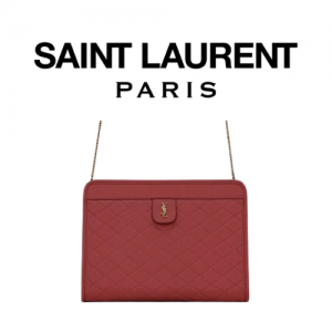 SAINT LAURENT 퀄티드 빅투아르 체인 숄더 백