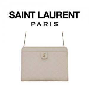 SAINT LAURENT 퀄티드 빅투아르 체인 숄더 백