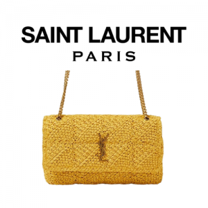SAINT LAURENT KATE 99 라피아 숄더 백