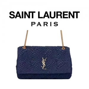 SAINT LAURENT KATE 99 라피아 숄더 백